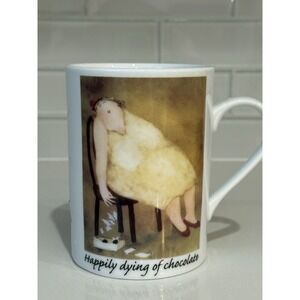 Erika Oller By House Of Prill "Happily Dying Of Chocolate" Mug